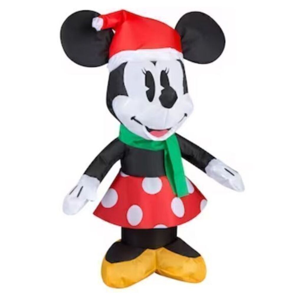 NEW Disney 1.9 Feet Minnie Mouse‎ Holiday Christmas Indoor Airblown Inflatable